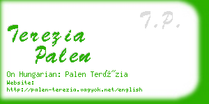 terezia palen business card